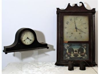 Pair Of Mantel Clocks