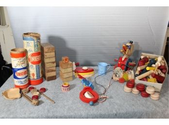 Vintage FISHER PRICE , Playskool, Wooden Toy Collection! - Shippable