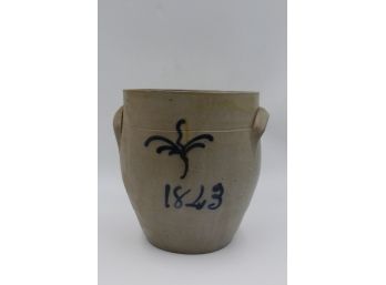 RARE 1843 Stoneware Crock - Shippable