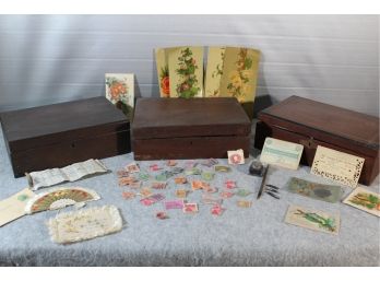 $200.00 Note,boxes, Ephemera,1917 Railroad Pass,stamps, More- Shippable