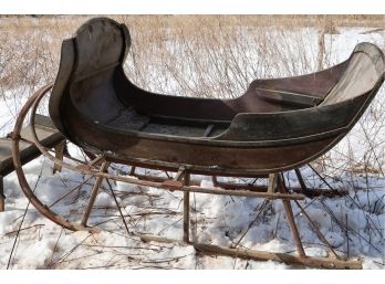 Antique Larger Horse Drawn Sled 85'Lx51'Wx51'H