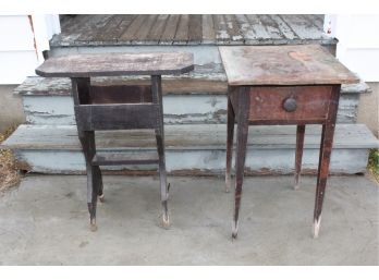 Pair Of Small Antique Tables