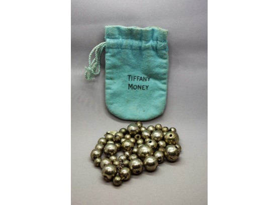 Silver Balls Waiting For A New Life With A Tiffany Bag