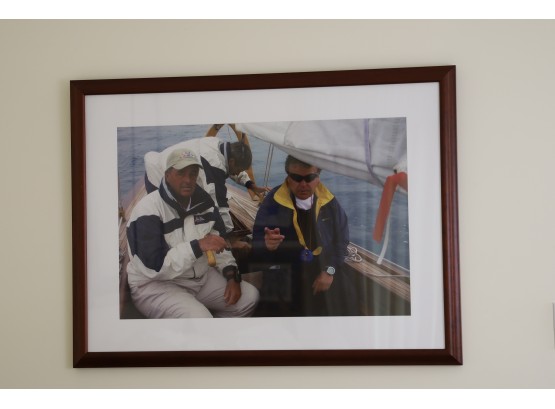 Original Sailing Photo With Dennis Connor  #4- Shippable