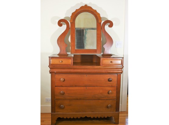 Antique Dresser With Swing Mirror- Ask About Our Local Only Mover