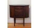 Vintage W.K. Cowan Company Martha Washington  Mahogany Sewing Cabinet