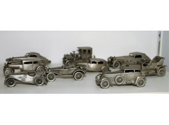 Vintage Danbury Mint Pewter Car Collection- Shippable