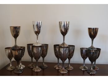 Silver Plate Goblets-shippable