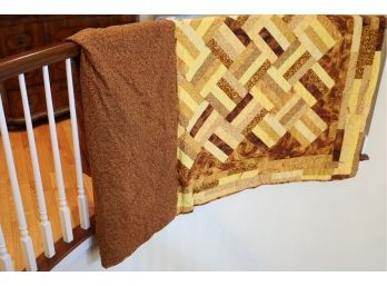 Pair Of Handmade Twin-size Quilt's- Shippable