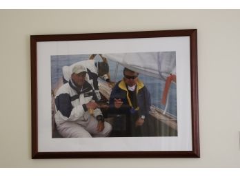 Original Sailing Photo With Dennis Connor  #4- Shippable
