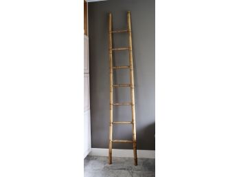 Tall Bamboo Rustic Ladder