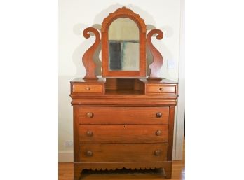 Antique Dresser With Swing Mirror- Ask About Our Local Only Mover