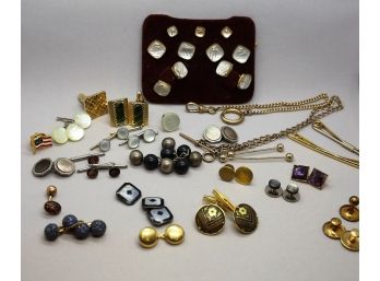 Collection Of Cuff Links And More