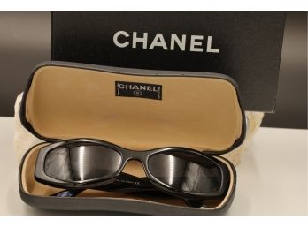 Chanel Black Rim Sunglasses