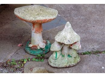 Concrete Mushroom Garden Statues