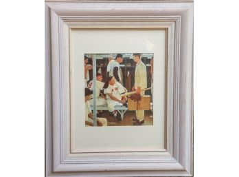 Norman Rockwell Lithograph 'The Rookie'
