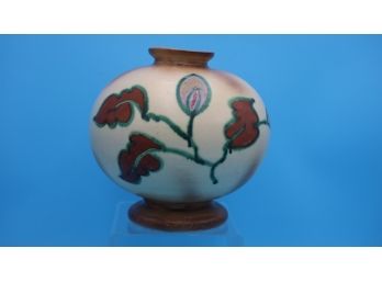 VINTAGE Hand Painted Belgium Vase- Shippable