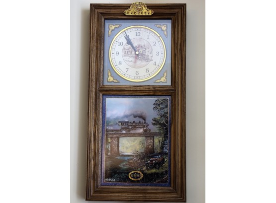Limited Edition Ted Blaylock 'summer' Train Clock - Shippable