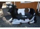 Cowch Holstein Cow Sculptural Garden Bench
