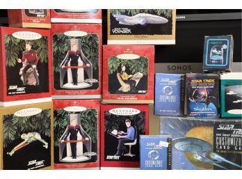 Hallmark Collectible Star Trek Ornaments And Star Trek Cards - Shippable