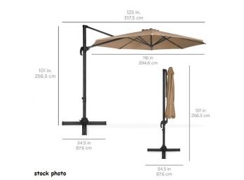 NEW Cantilever Umbrella With Stand