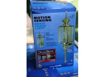 NEW 5 Motion Activated Brass Lights