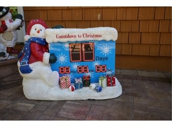 Countdown To Christmas Decoration