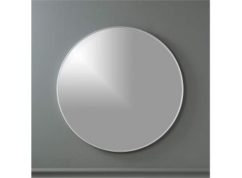 INFINITY Silver Round Wall Mirror