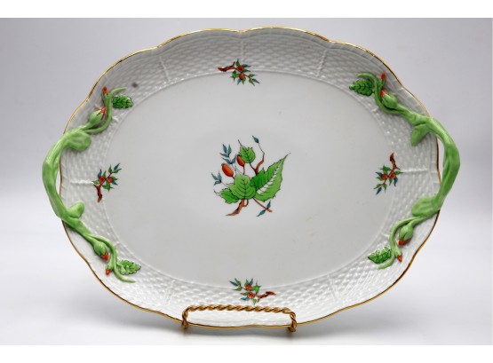 Herend Plate With Handles