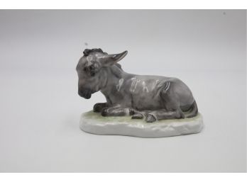 Vintage Herend Donkey Figure Grey Sitting - SHIPPING AVAILABLE