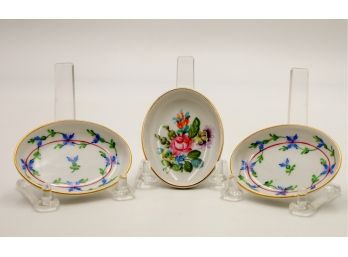 Vintage Herend Trinket Dishes Oval - SHIPPING AVAILABLE