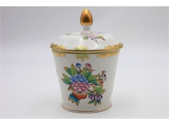 Vintage Herend Pot With Lid -SHIPPING AVAILABLE