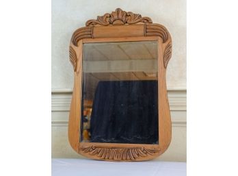Oak Beveled Glass Mirror  29'Lx21'w