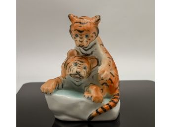 Vintage Herend Tiger Pair -SHIPPING AVAILABLE