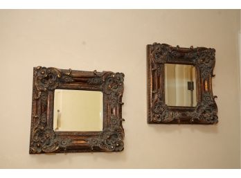 Pair Of  Decorative Mirrors- Nice Shape