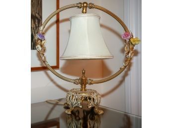 Unique Vintage Brass Lamp-Shippable