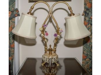 Vintage Brass Lamp-Shippable