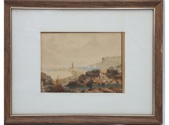 Signed Watercolor By Eaton
