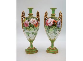 Fine Royal Crown Derby Vases- Shippable