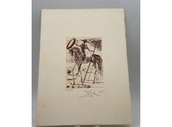 Signed SALVADOR DALI's 'don Quixote'-Shippable