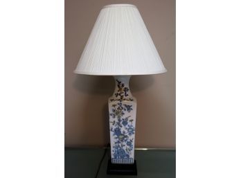 Porcelain Painted Lamp