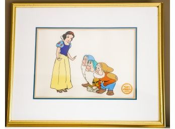 Limited Edition Snow White Serigraph Cel 1987- Shippable