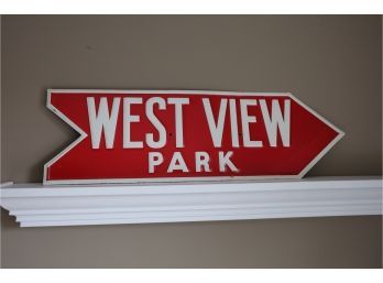 West View Amusemnet  Park Original Vintage Sign- Shippable