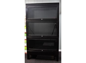 3 Part Black Metal Cabinet -Perfect For Heavy Collectibles!
