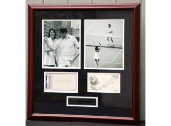 Autographed BOBBY RIGGS Vs BILLIE JEAN KING!!!! Shippable