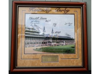 Autographed Kentucky Derby Winning Jockeys At Churchill Downs