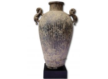 Large Vase With DRAGON Handles