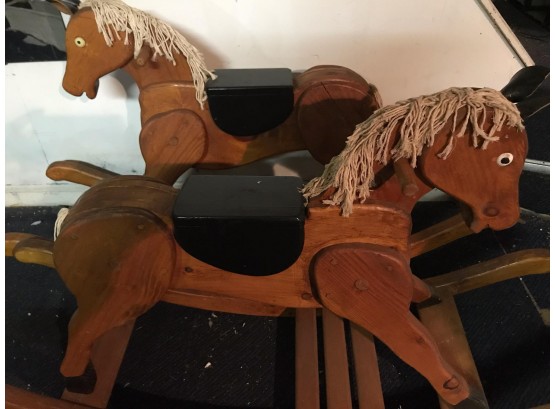 83 - Wooden Rockin Horses