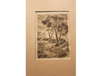 64- Signed Etchings