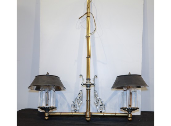 Vintage Double Lamp Light Fixture